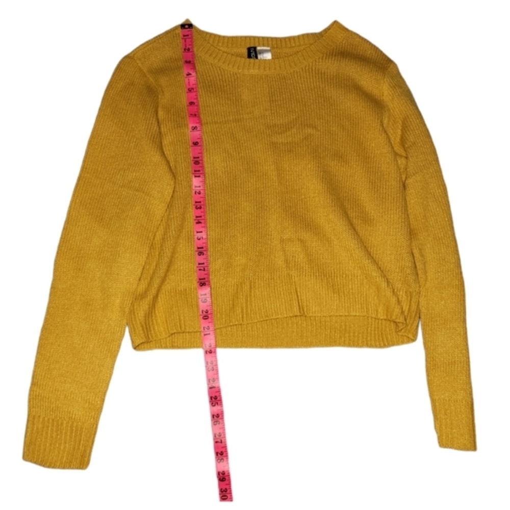 Mustard Crop Sweater From H&M - Picture 4 of 6